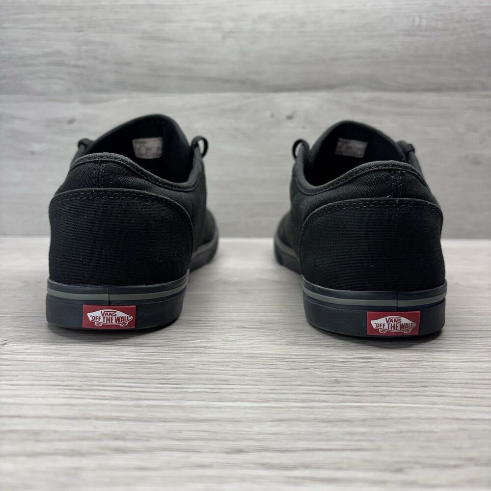 VANS Attwood Lows Womens Size 9 Black Classic Skater Grundge 90s - Picture 3 of 11